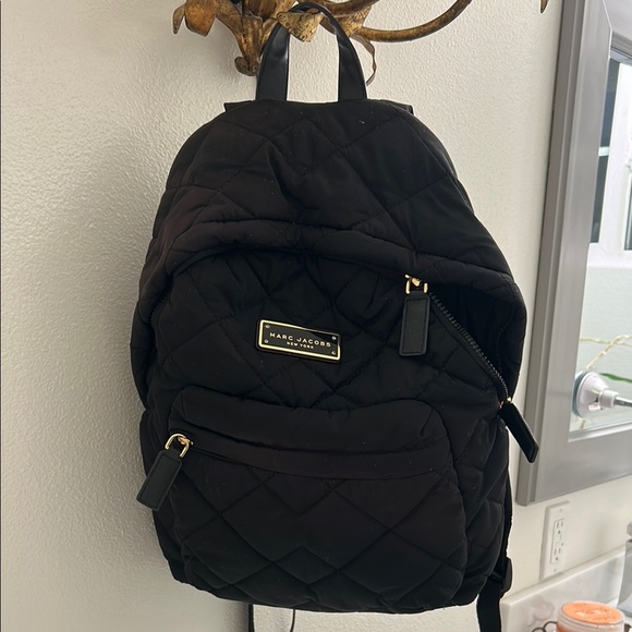 Marc Jacobs Black Quilted Backpack - Picture 2 of 11